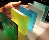 불투명한 박판으로 만들어진 안전 유리 색을 칠한 Pvb Interlayer 박판으로 만들어진 유리